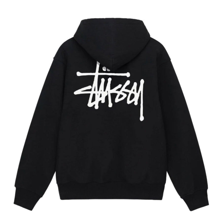 Stussy 拉链连帽衫 基础款 Stussy (黑色)