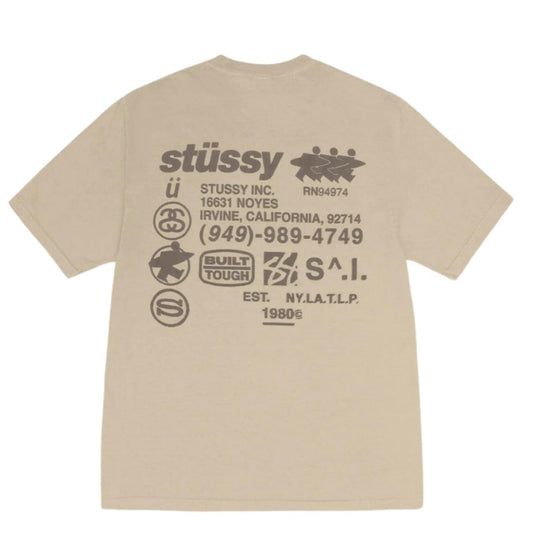 Stussy Tee DNA Pigment Dyed (KHAKI)