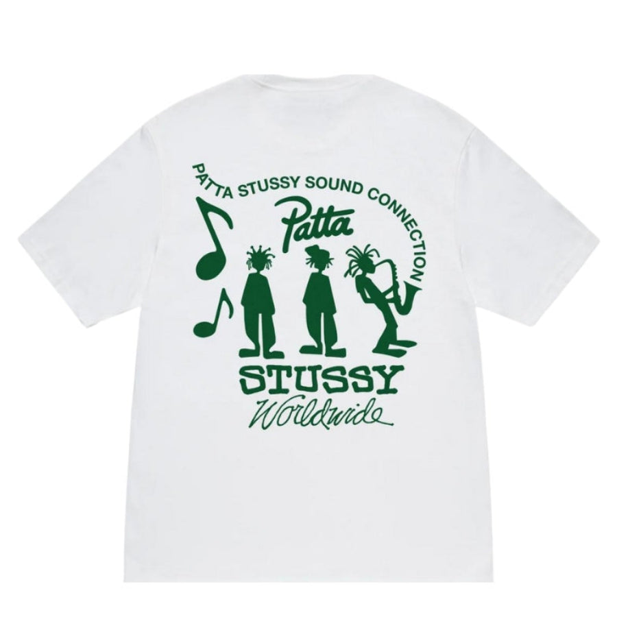 Stussy X Patta Tee Sound Connection (白色)